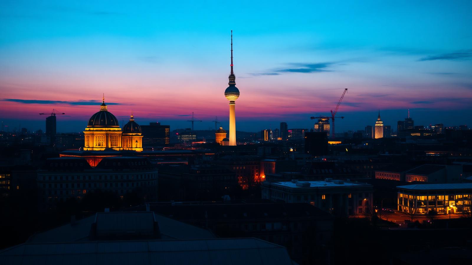 Berlin Skyline mit Fernsehturm